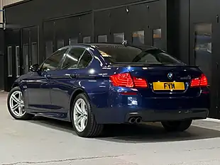 Used 2015 BMW 5 Series M Sport Blue - Interior and Exterior details 5
