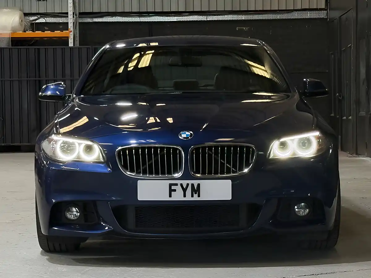 Used 2015 BMW 5 Series M Sport Blue - Interior and Exterior details 7
