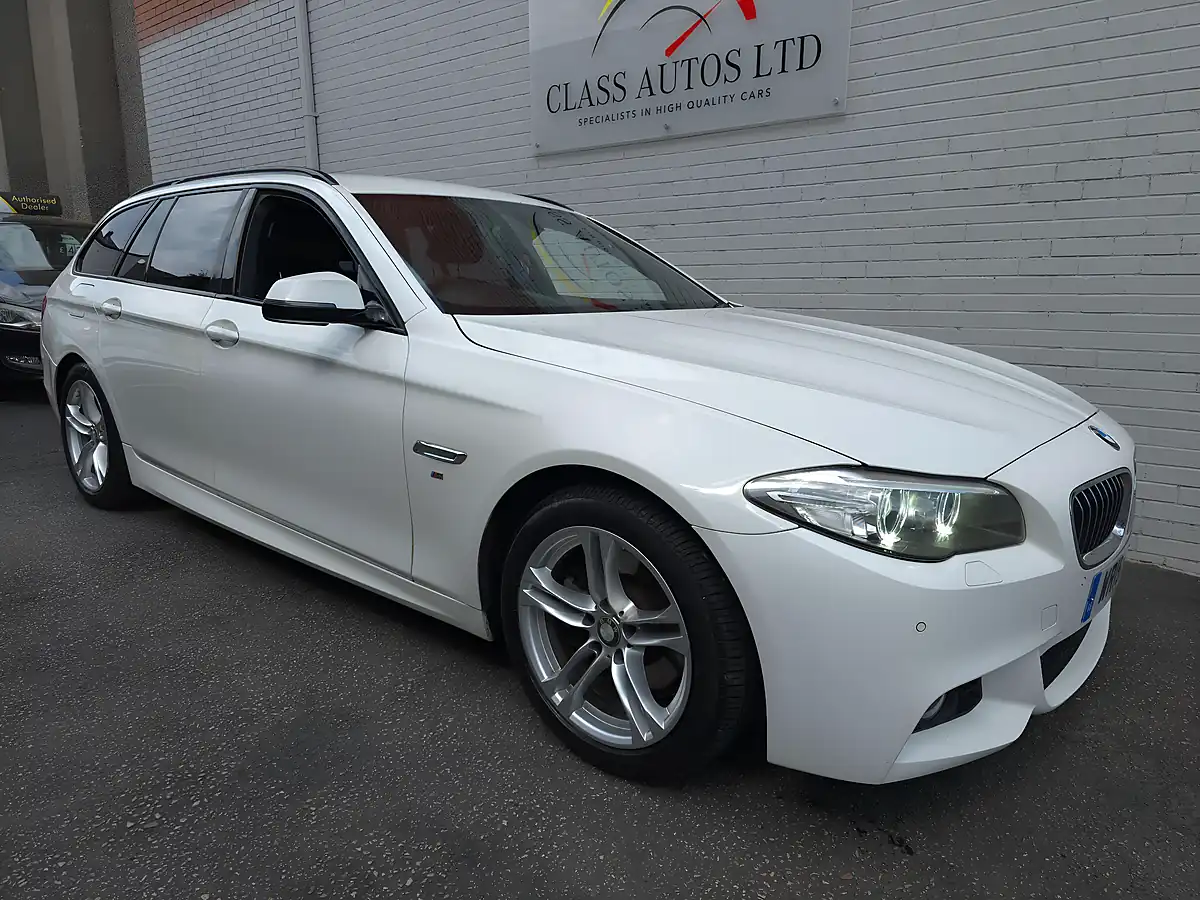Used 2015 BMW 5 Series M Sport White - Interior and Exterior details 14