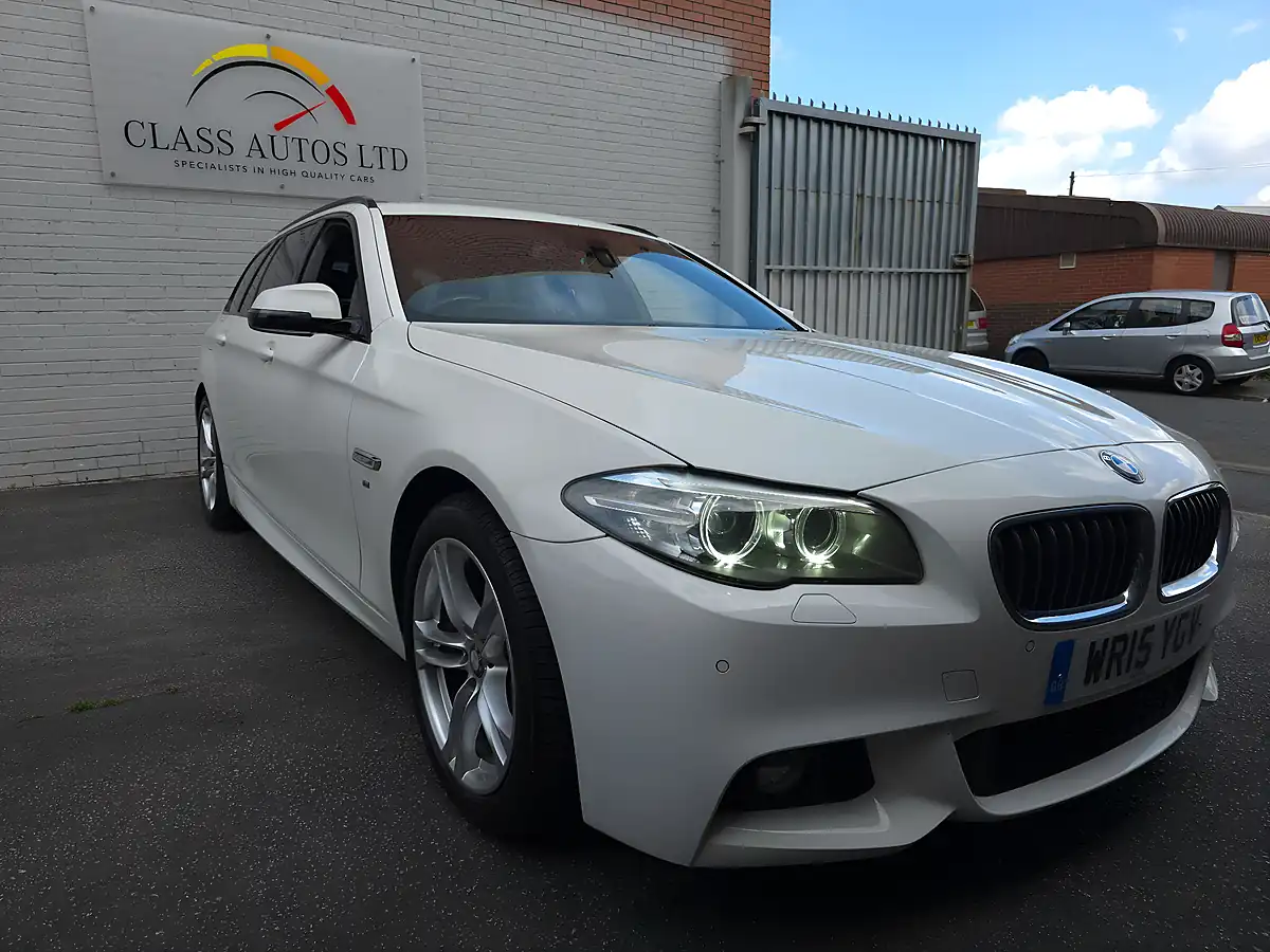 Used 2015 BMW 5 Series M Sport White - Interior and Exterior details 6