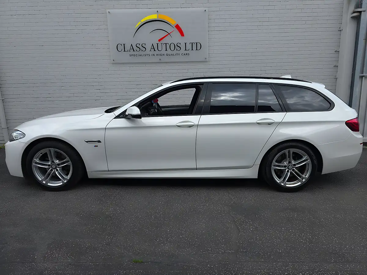 Used 2015 BMW 5 Series M Sport White - Interior and Exterior details 8