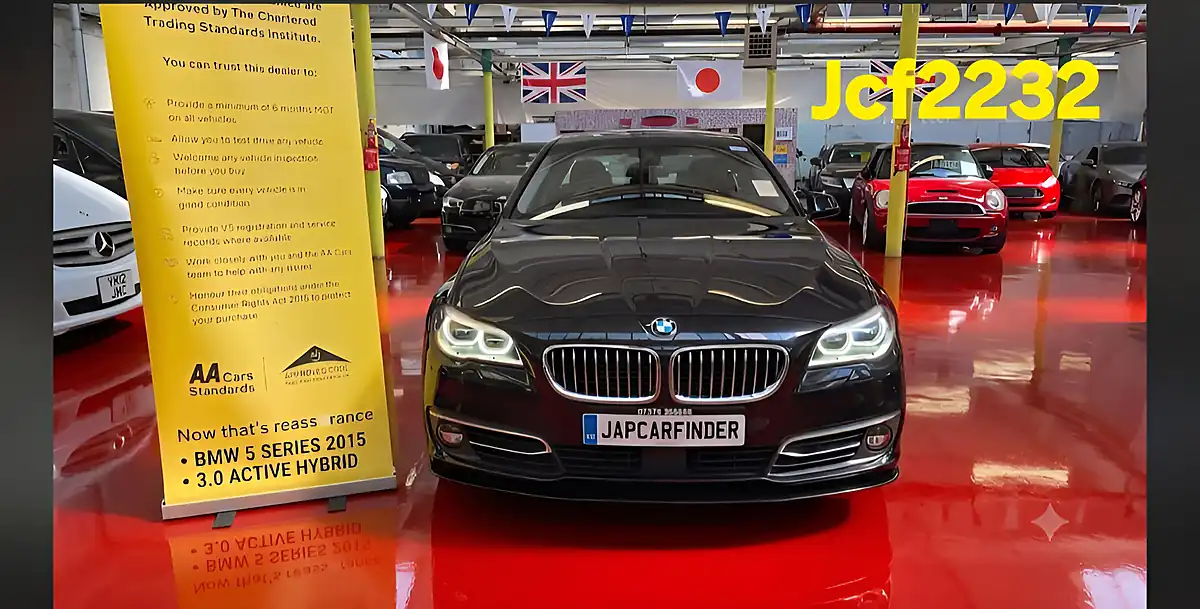 Used 2015 BMW 5 Series Se Black - Front View