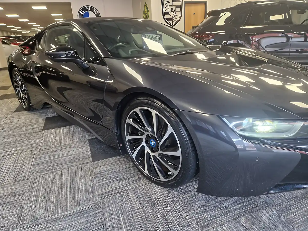 Used 2015 BMW I8 Coupe Grey - Interior and Exterior details 12