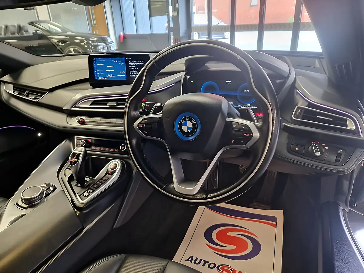 Used 2015 BMW I8 Coupe Grey - Interior and Exterior details 19