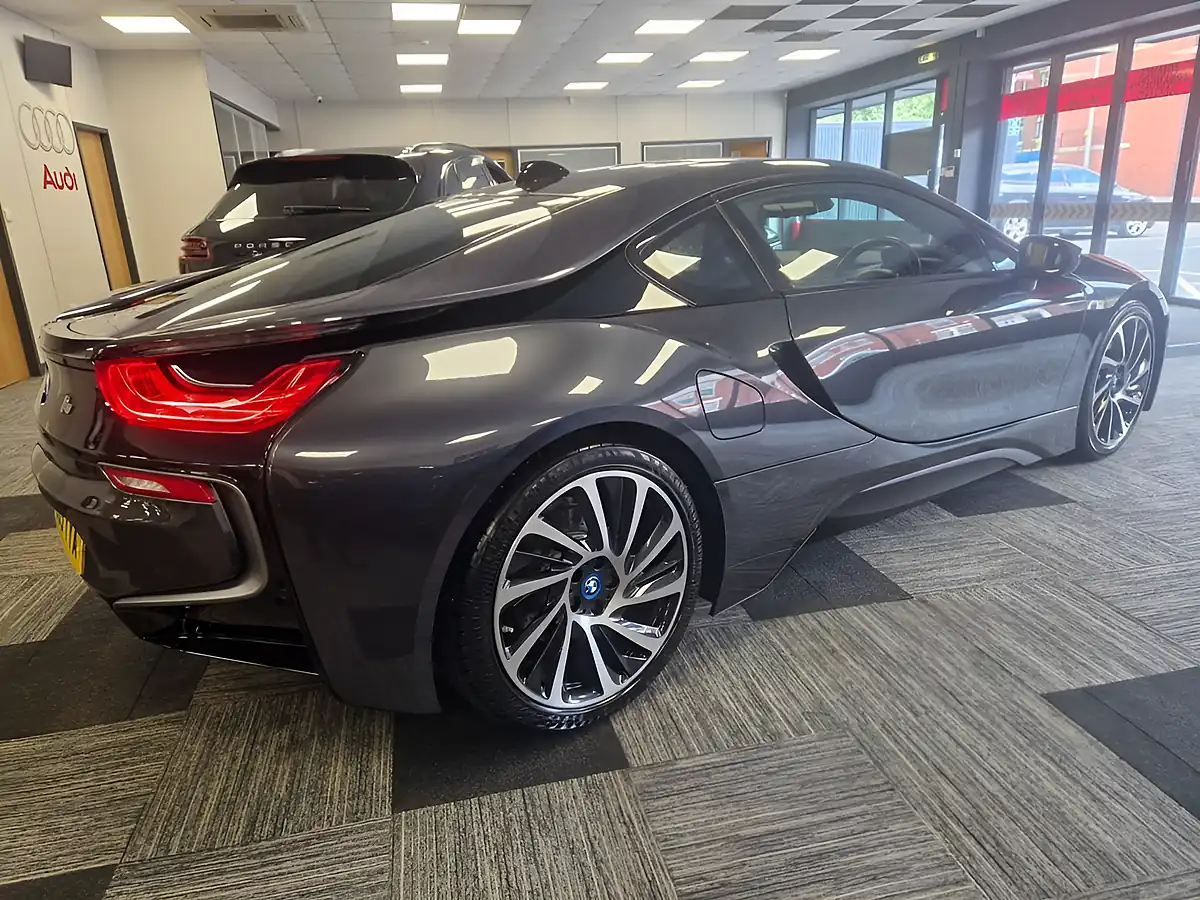 Used 2015 BMW I8 Coupe Grey - Interior and Exterior details 5