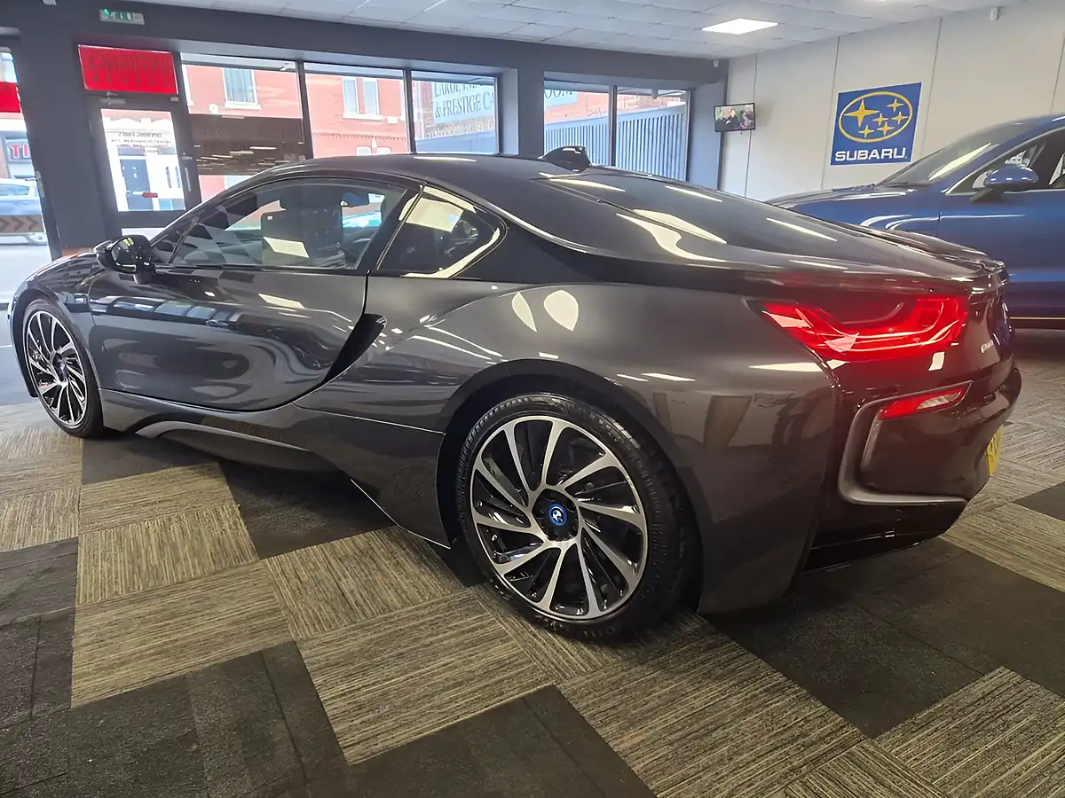 Used 2015 BMW I8 Coupe Grey - Interior and Exterior details 6