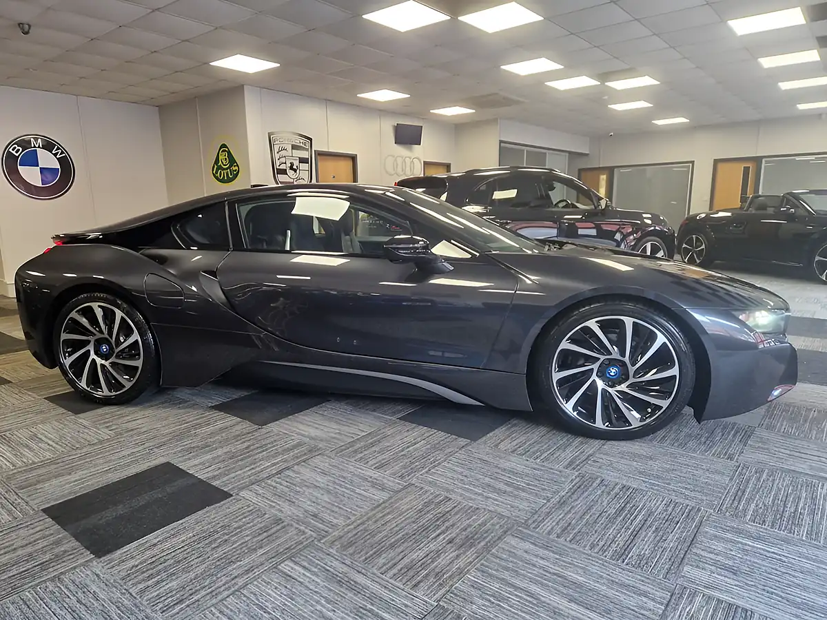 Used 2015 BMW I8 Coupe Grey - Interior and Exterior details 8