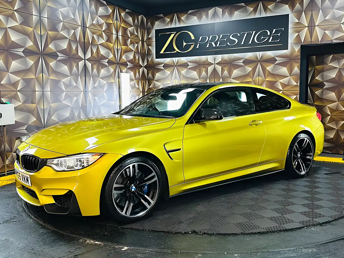 Used 2015 BMW M4 Yellow - Interior and Exterior details 10