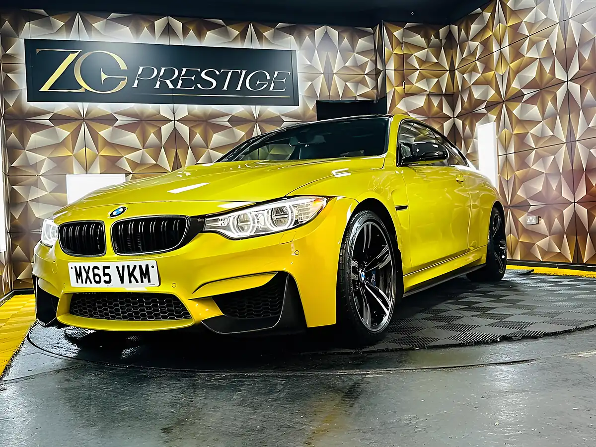 Used 2015 BMW M4 Yellow - Interior and Exterior details 15