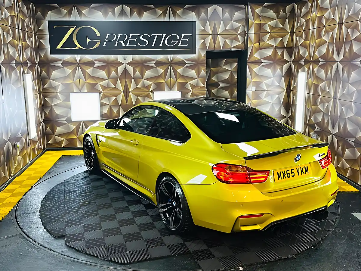 Used 2015 BMW M4 Yellow - Interior and Exterior details 16