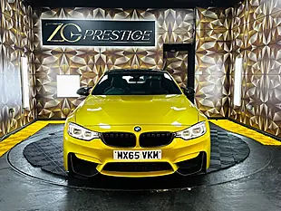 Used 2015 BMW M4 Yellow - Interior and Exterior details 2