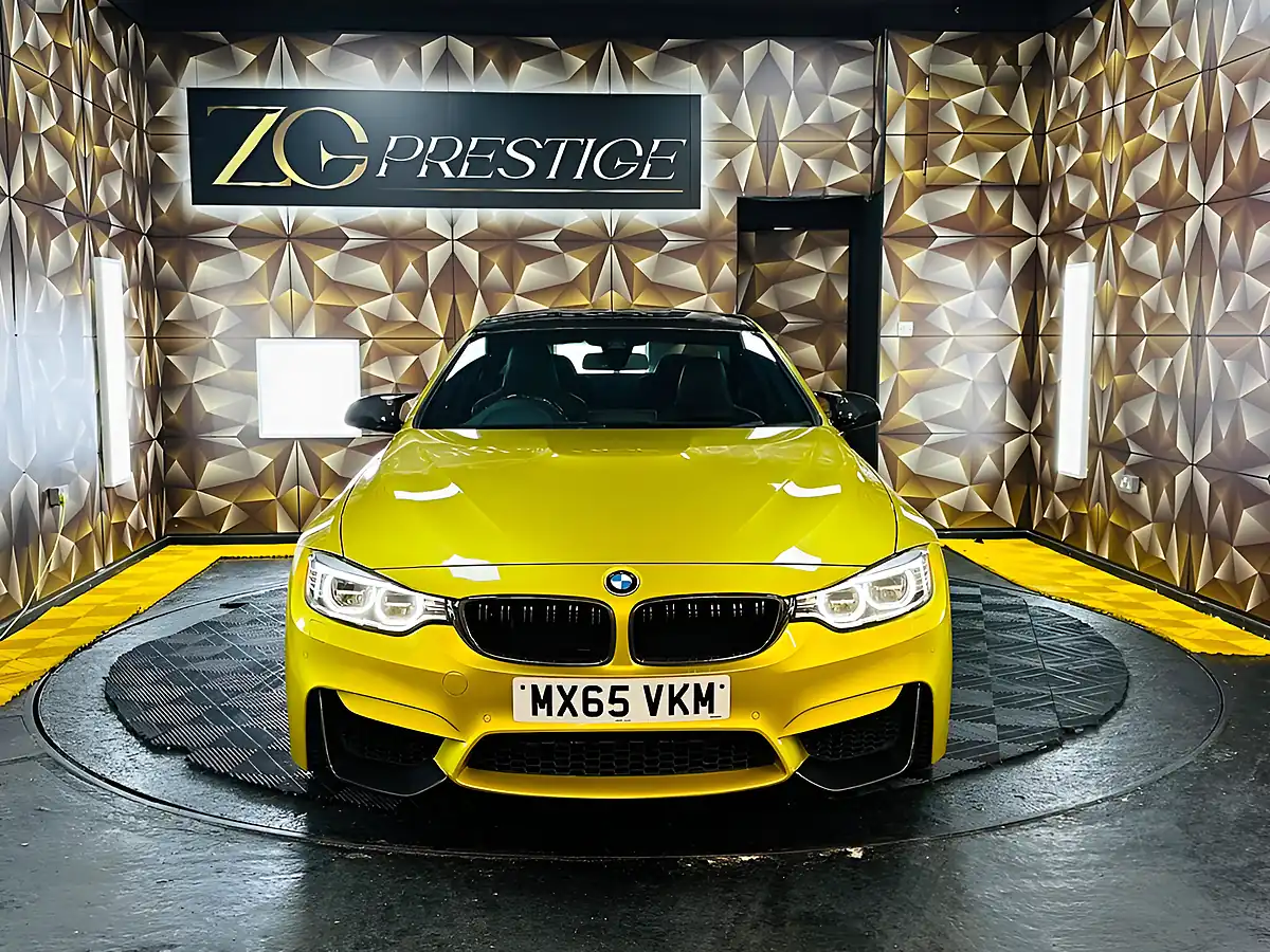 Used 2015 BMW M4 Yellow - Interior and Exterior details 2