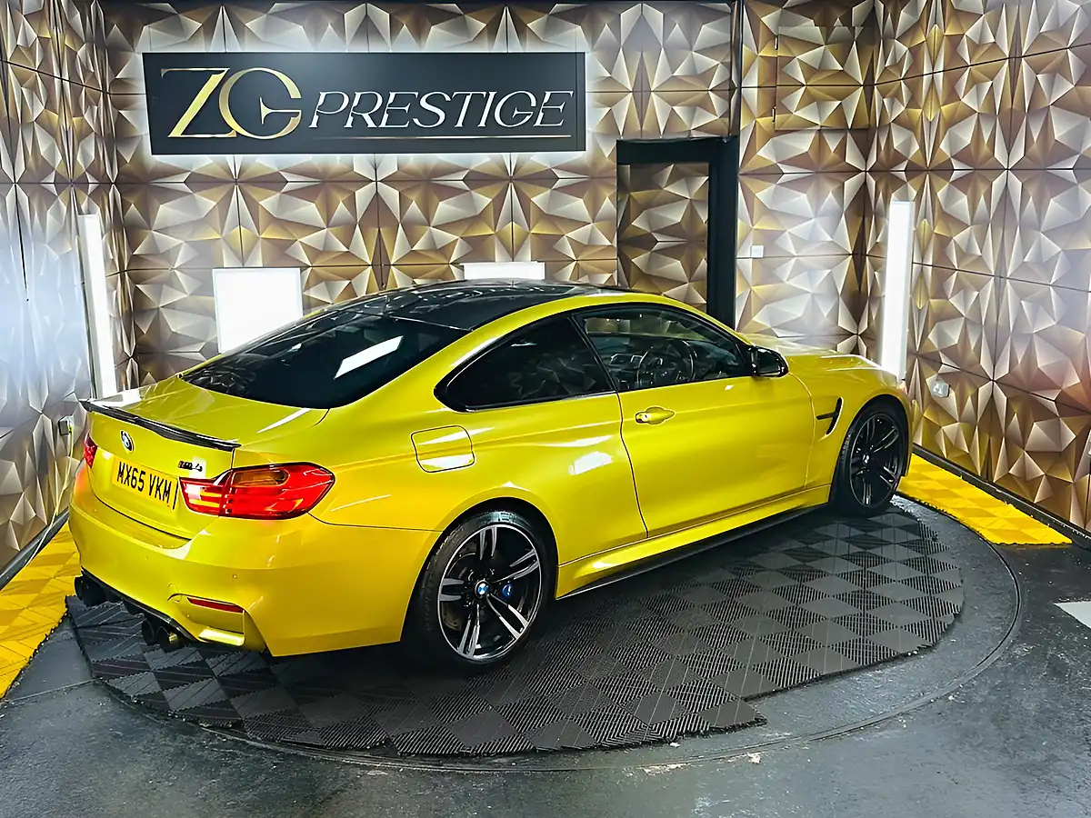 Used 2015 BMW M4 Yellow - Interior and Exterior details 6