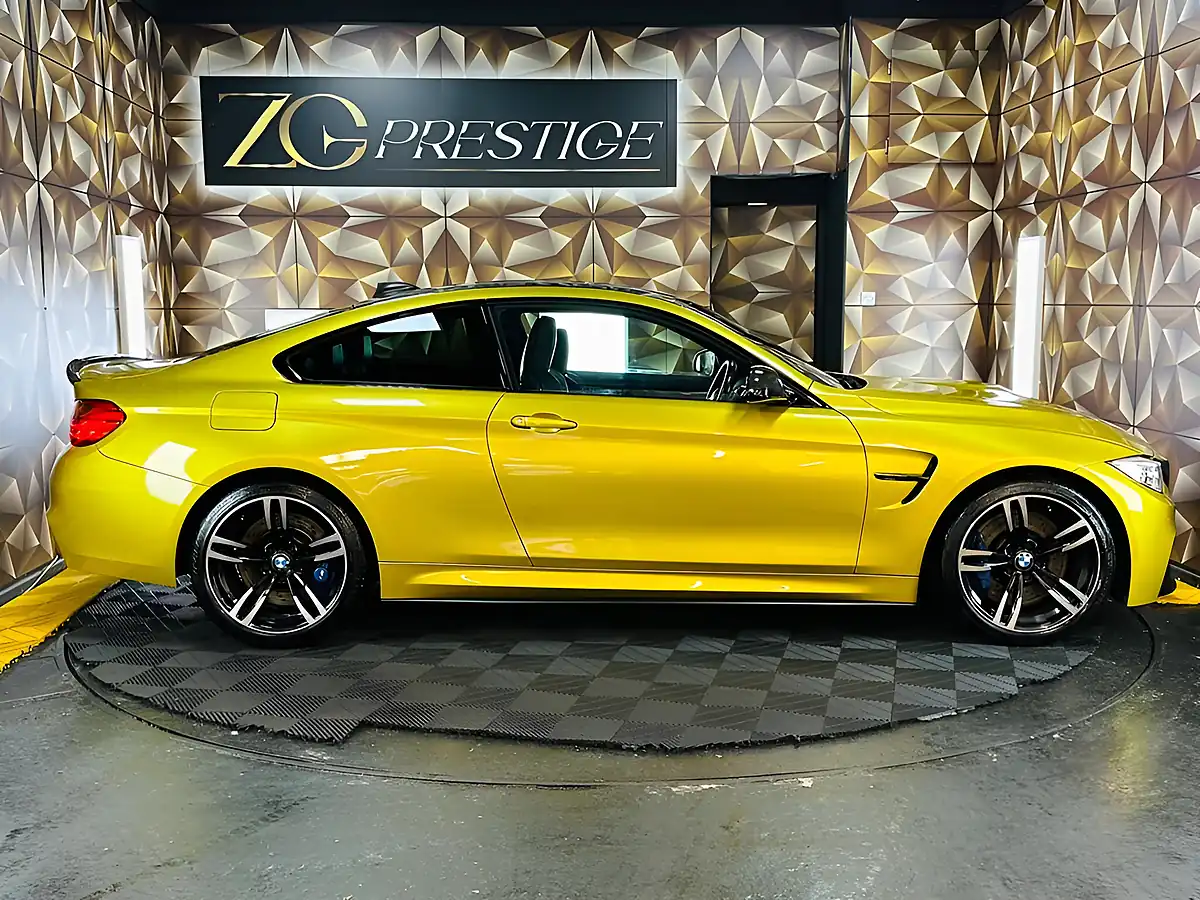 Used 2015 BMW M4 Yellow - Interior and Exterior details 8