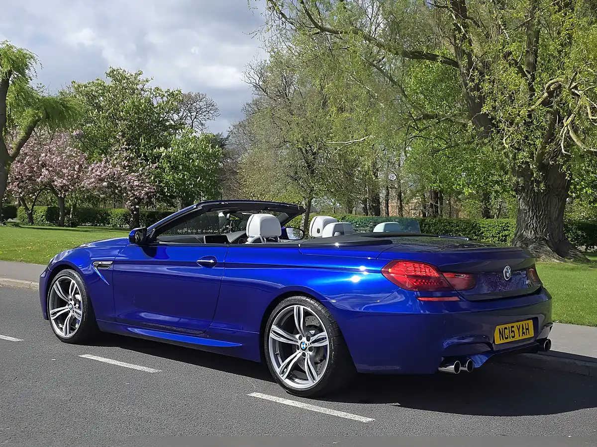 Used 2015 BMW M6 Convertible San Marino Blue - Interior and Exterior details 10