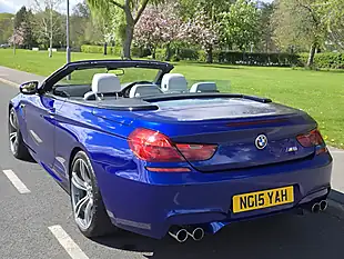 Used 2015 BMW M6 Convertible San Marino Blue - Interior and Exterior details 12