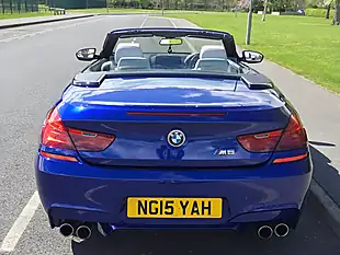 Used 2015 BMW M6 Convertible San Marino Blue - Interior and Exterior details 13