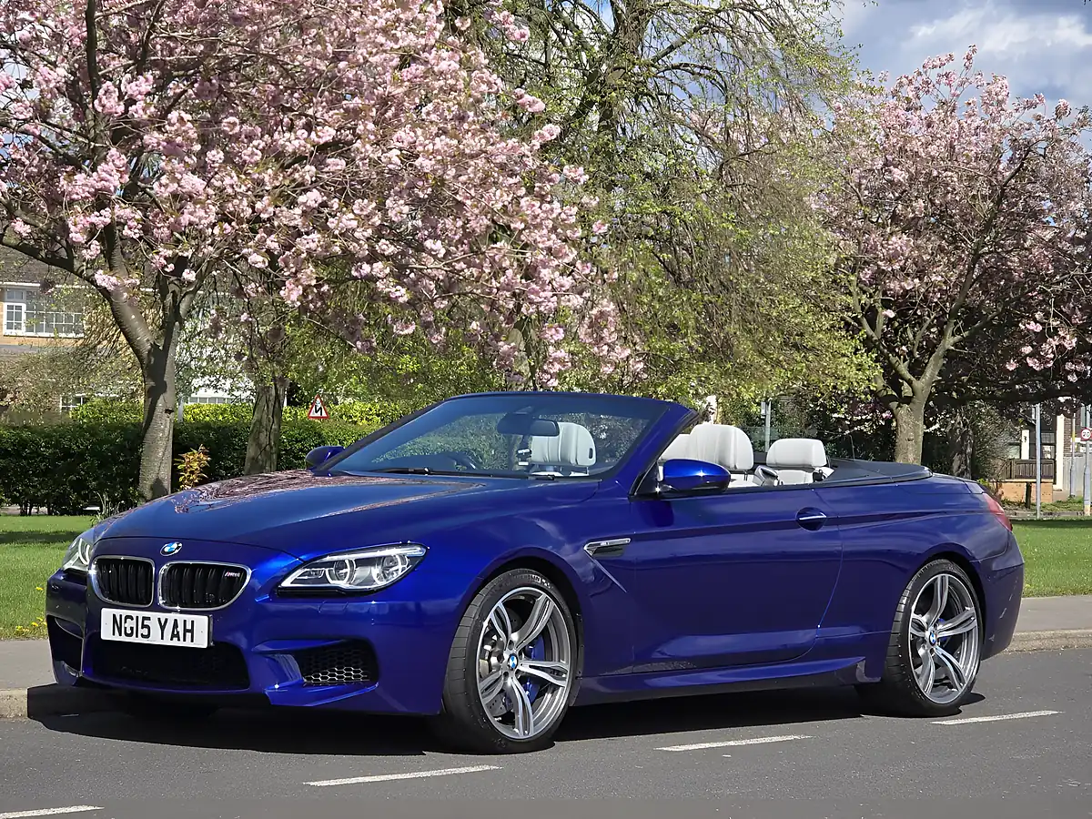 Used 2015 BMW M6 Convertible San Marino Blue - Interior and Exterior details 14