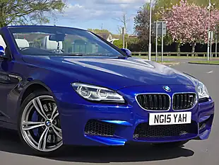 Used 2015 BMW M6 Convertible San Marino Blue - Interior and Exterior details 16