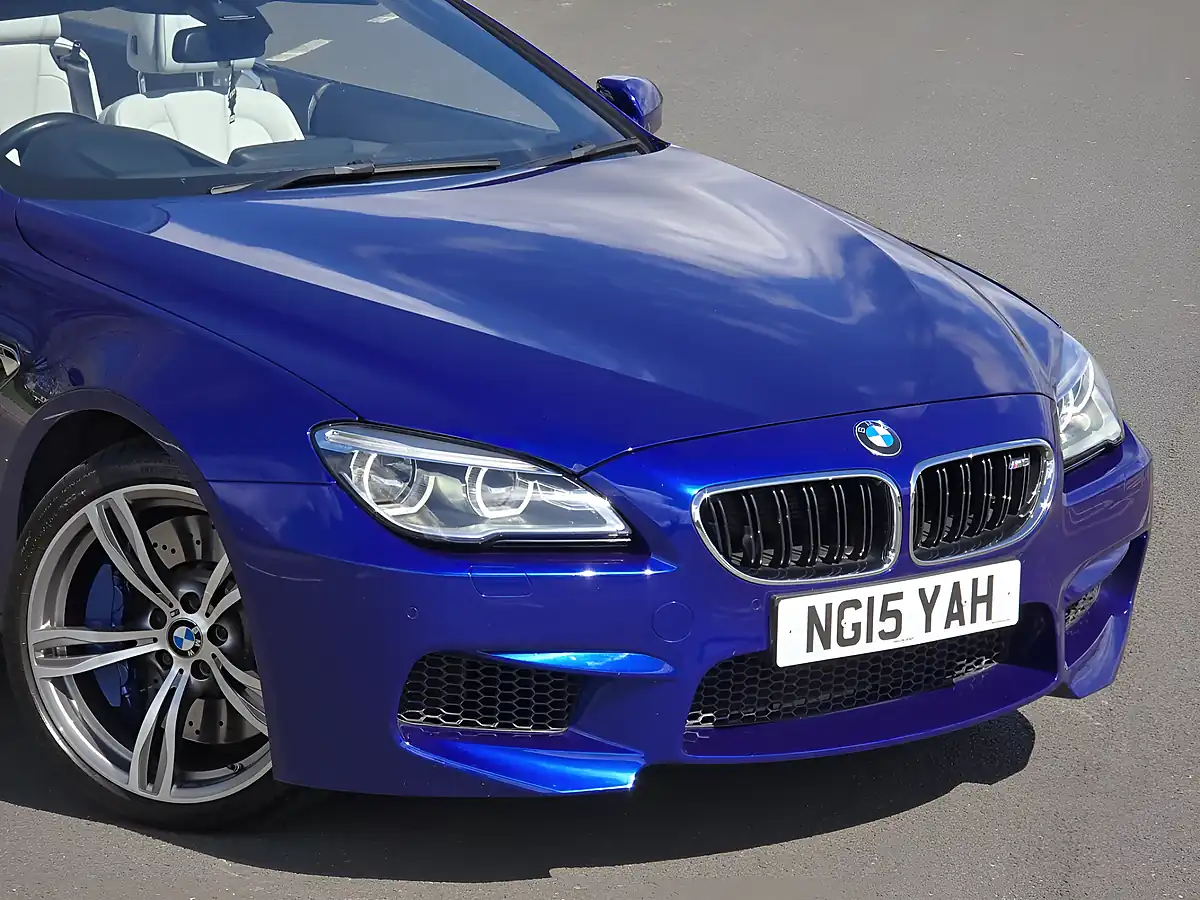 Used 2015 BMW M6 Convertible San Marino Blue - Interior and Exterior details 17