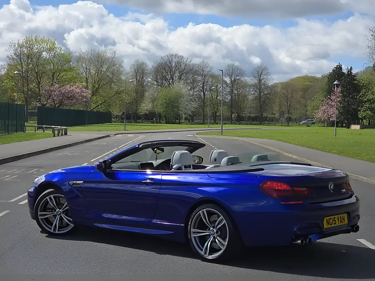 Used 2015 BMW M6 Convertible San Marino Blue - Interior and Exterior details 19