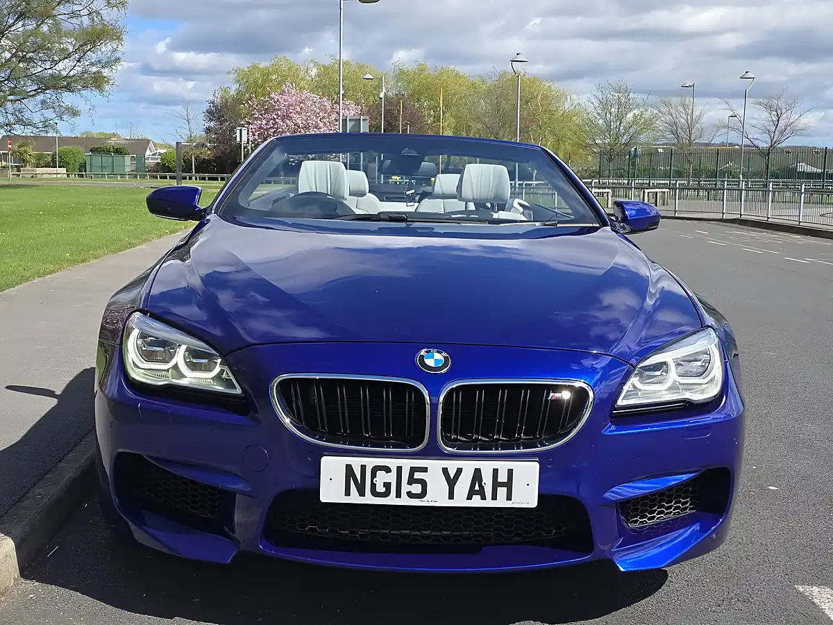Used 2015 BMW M6 Convertible San Marino Blue - Interior and Exterior details 4