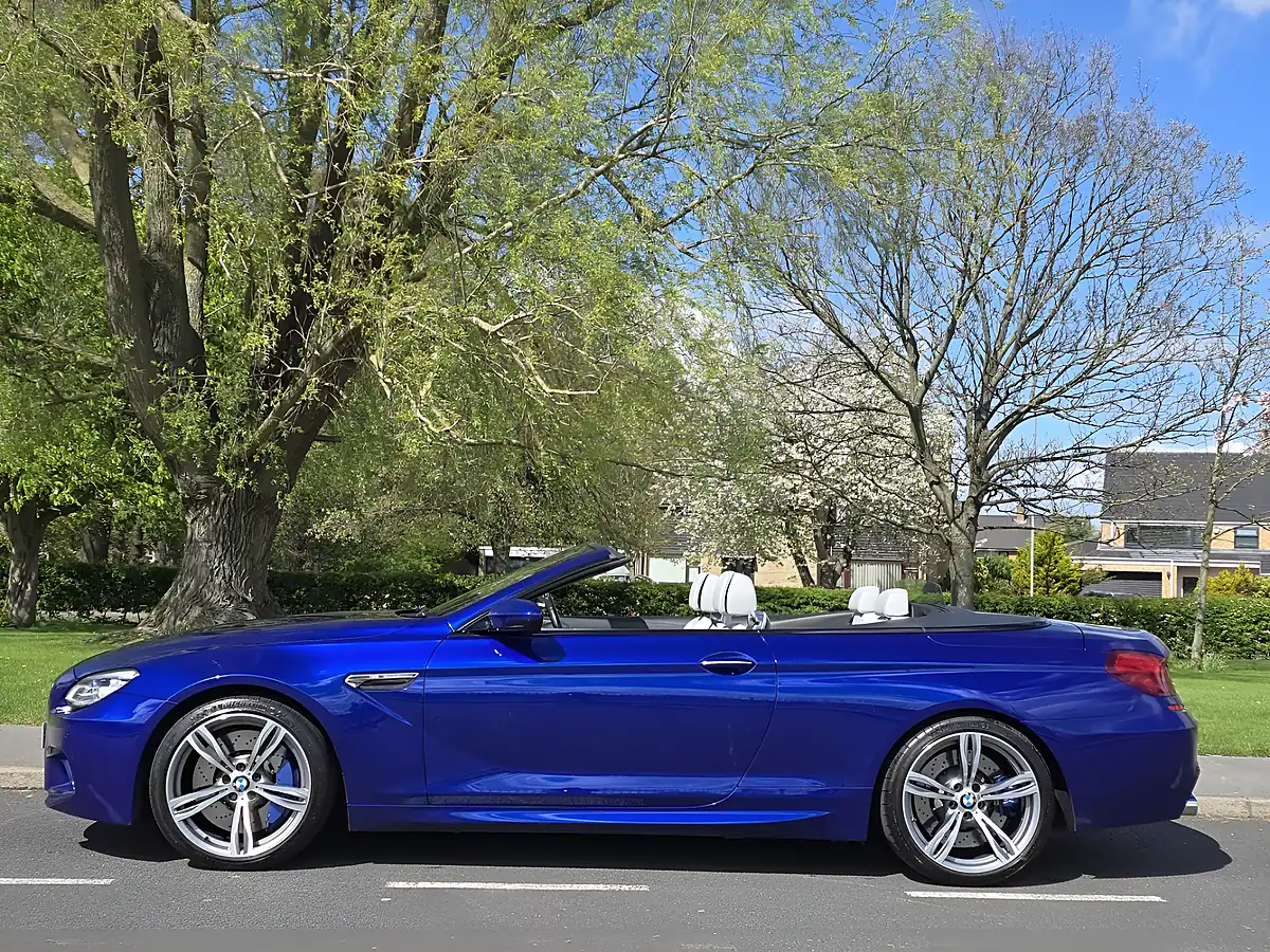 Used 2015 BMW M6 Convertible San Marino Blue - Interior and Exterior details 5