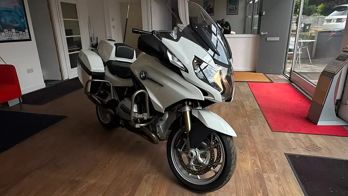 Used 2015 BMW R 1200 Rt Sports Tourer White - Front View