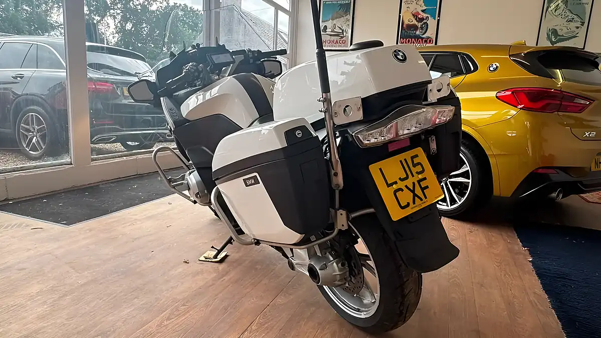 Used 2015 BMW R 1200 Rt Sports Tourer White - Interior and Exterior details 4