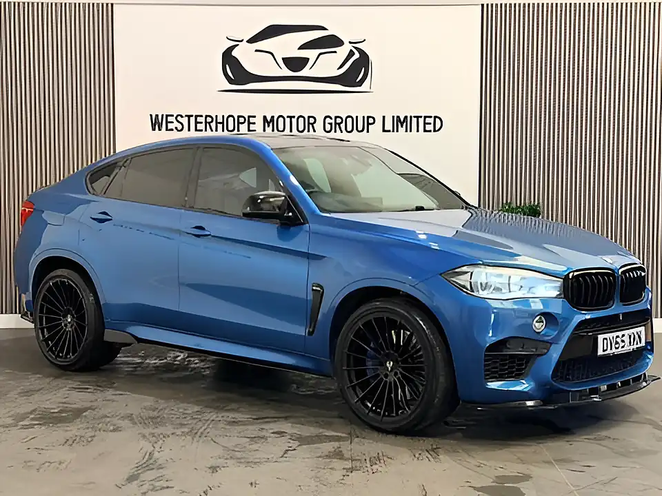 Used 2015 BMW X6 M Blue - Interior and Exterior details 11