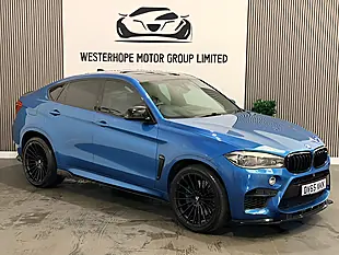 Used 2015 BMW X6 M Blue - Interior and Exterior details 4