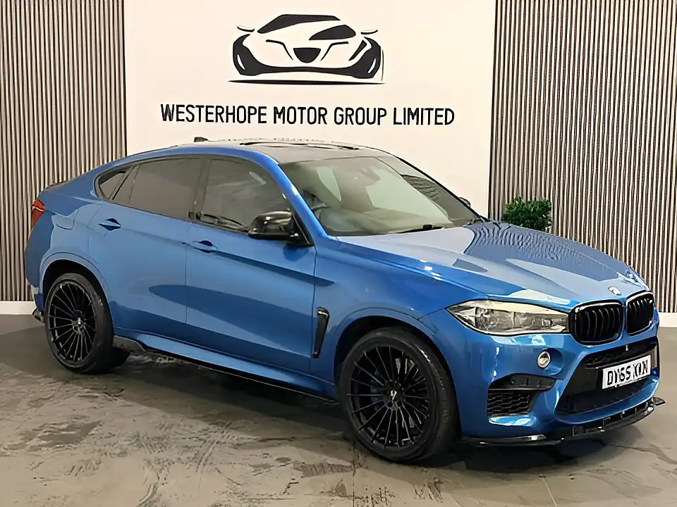 Used 2015 BMW X6 M Blue - Interior and Exterior details 4