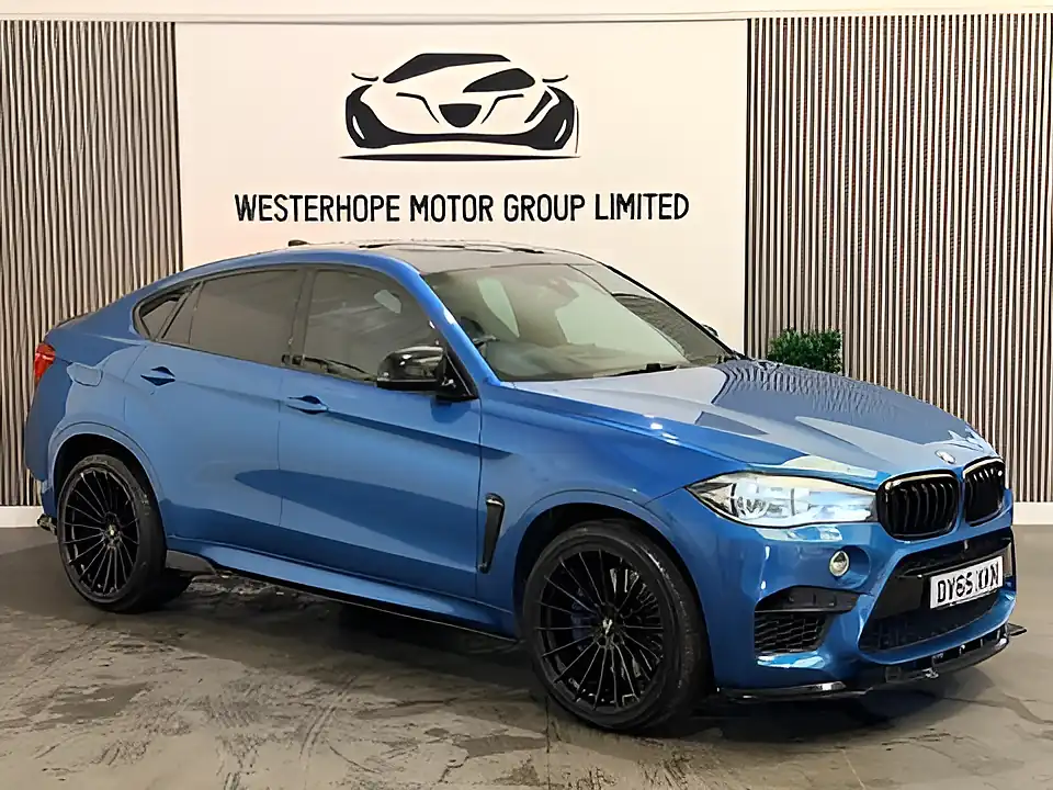 Used 2015 BMW X6 M Blue - Interior and Exterior details 7
