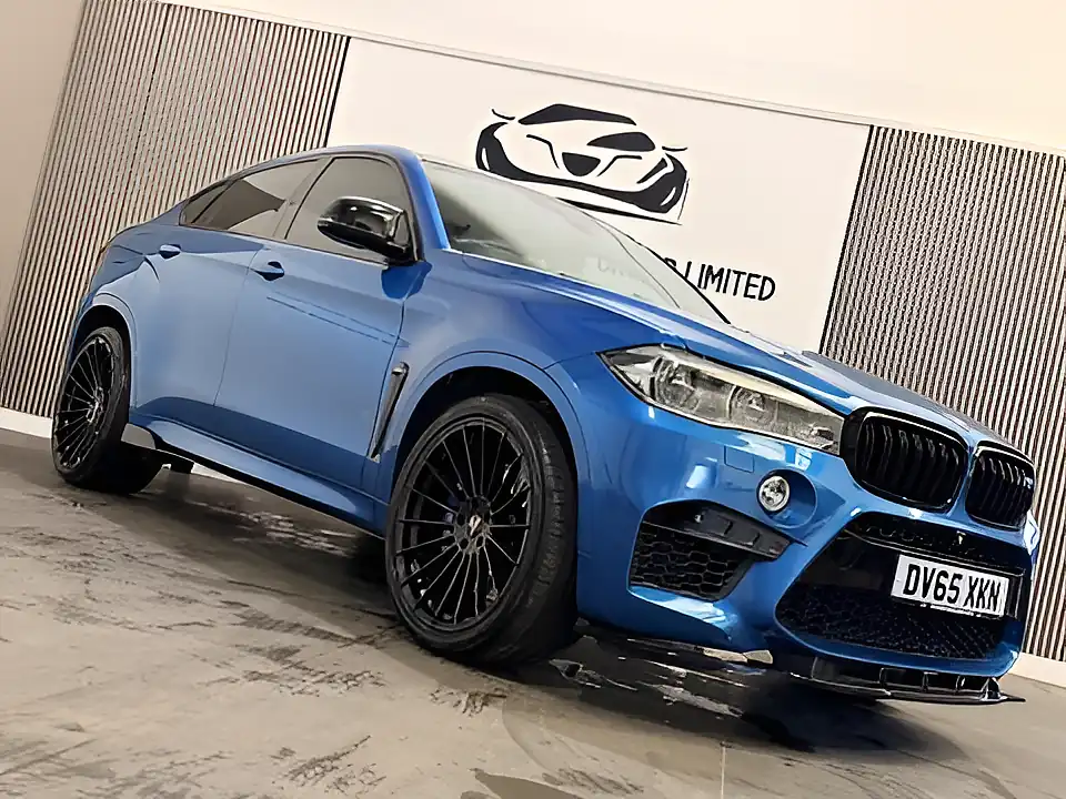 Used 2015 BMW X6 M Blue - Interior and Exterior details 9