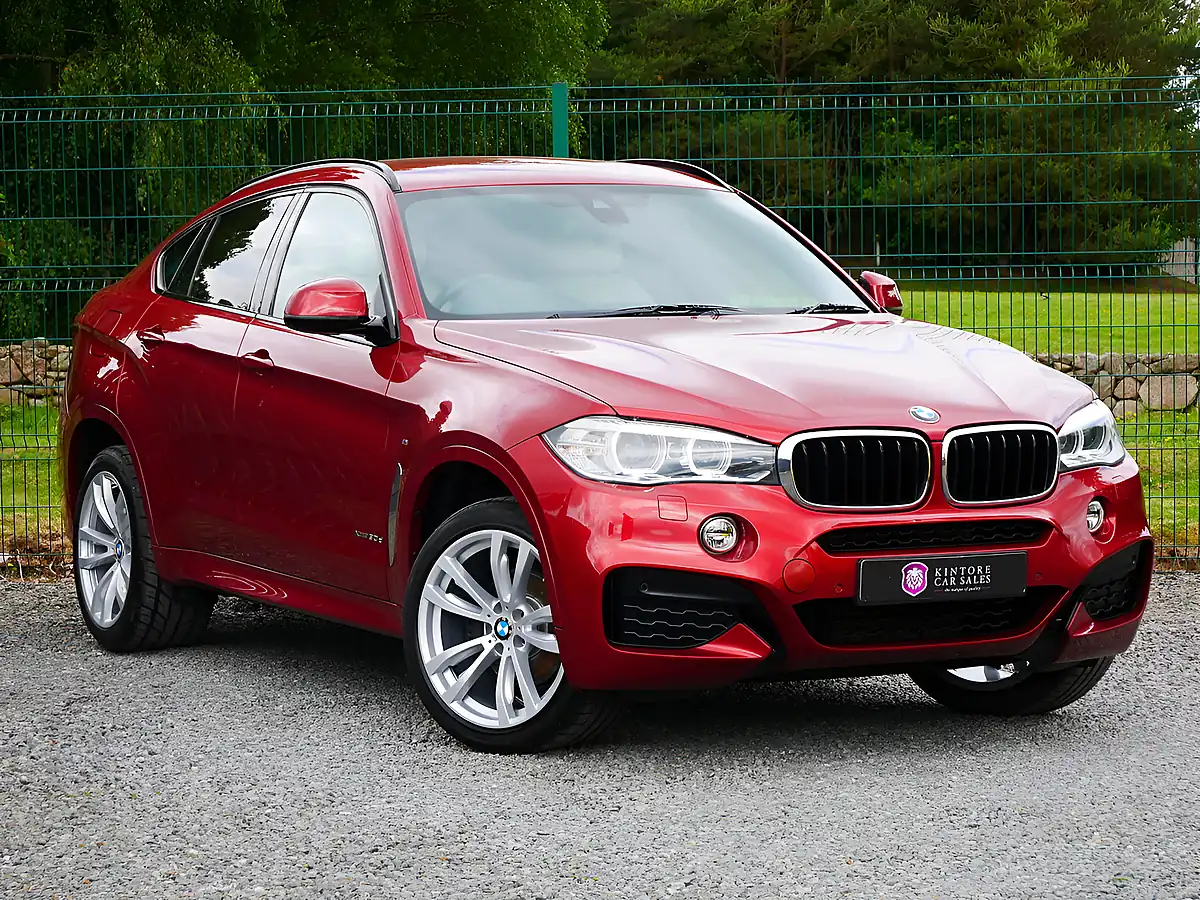Used 2015 BMW X6 M Sport Flamenco Red - Front View
