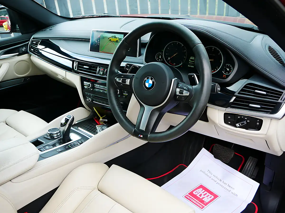 Used 2015 BMW X6 M Sport Flamenco Red - Interior and Exterior details 10