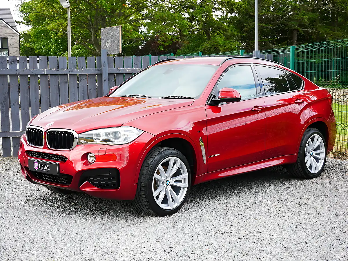 Used 2015 BMW X6 M Sport Flamenco Red - Interior and Exterior details 4
