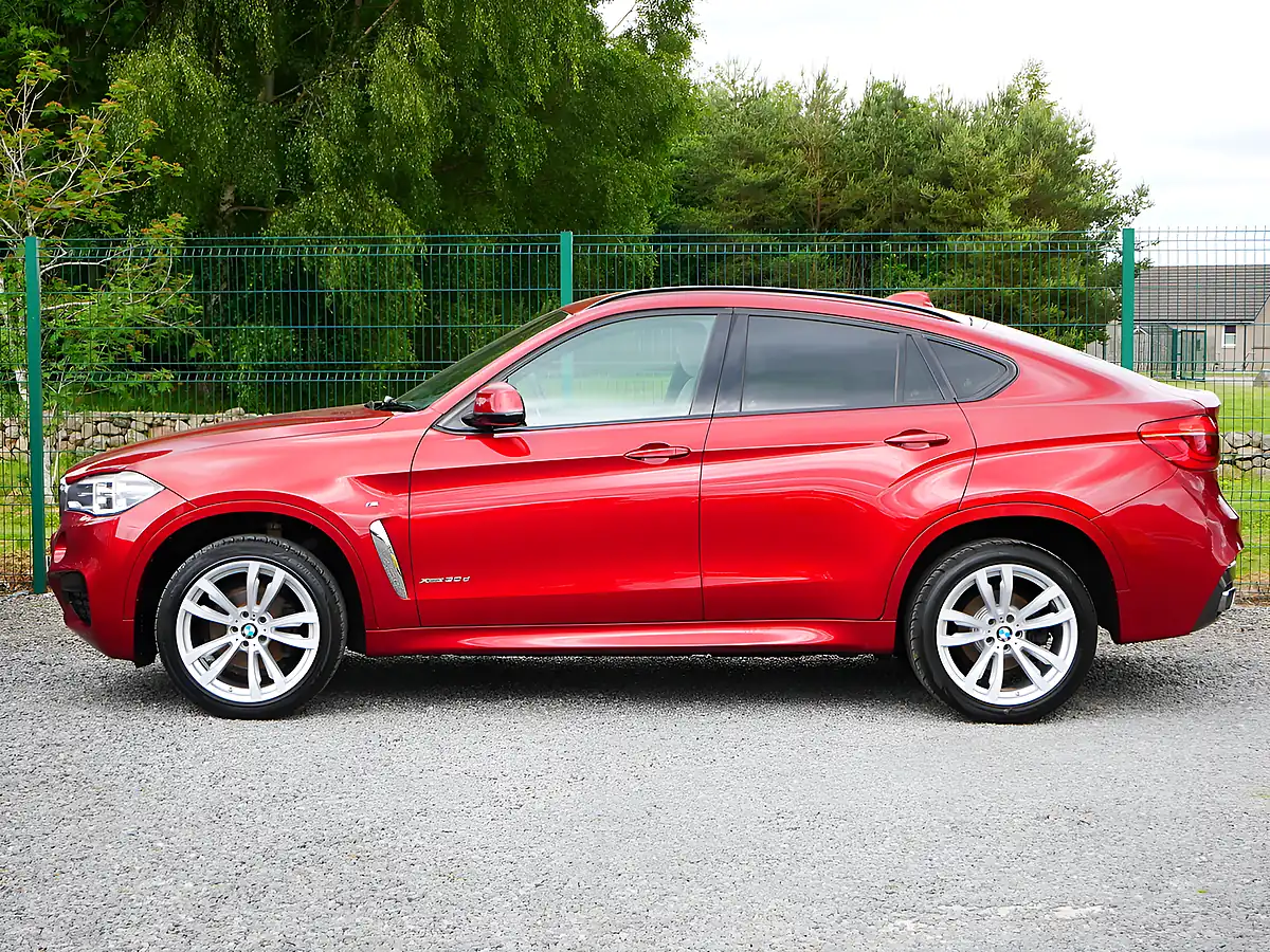 Used 2015 BMW X6 M Sport Flamenco Red - Interior and Exterior details 6