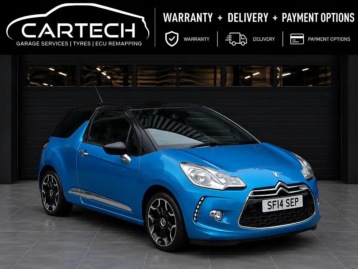 Used 2015 Citroen DS3 Dstyle Plus Blue - Front View