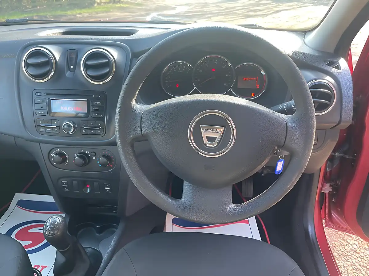 Used 2015 Dacia Sandero Ambiance Red - Interior and Exterior details 11