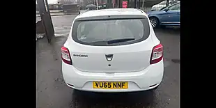 Used 2015 Dacia Sandero Laureate White - Interior and Exterior details 5