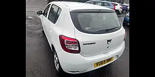 Used 2015 Dacia Sandero Laureate White - Interior and Exterior details 6