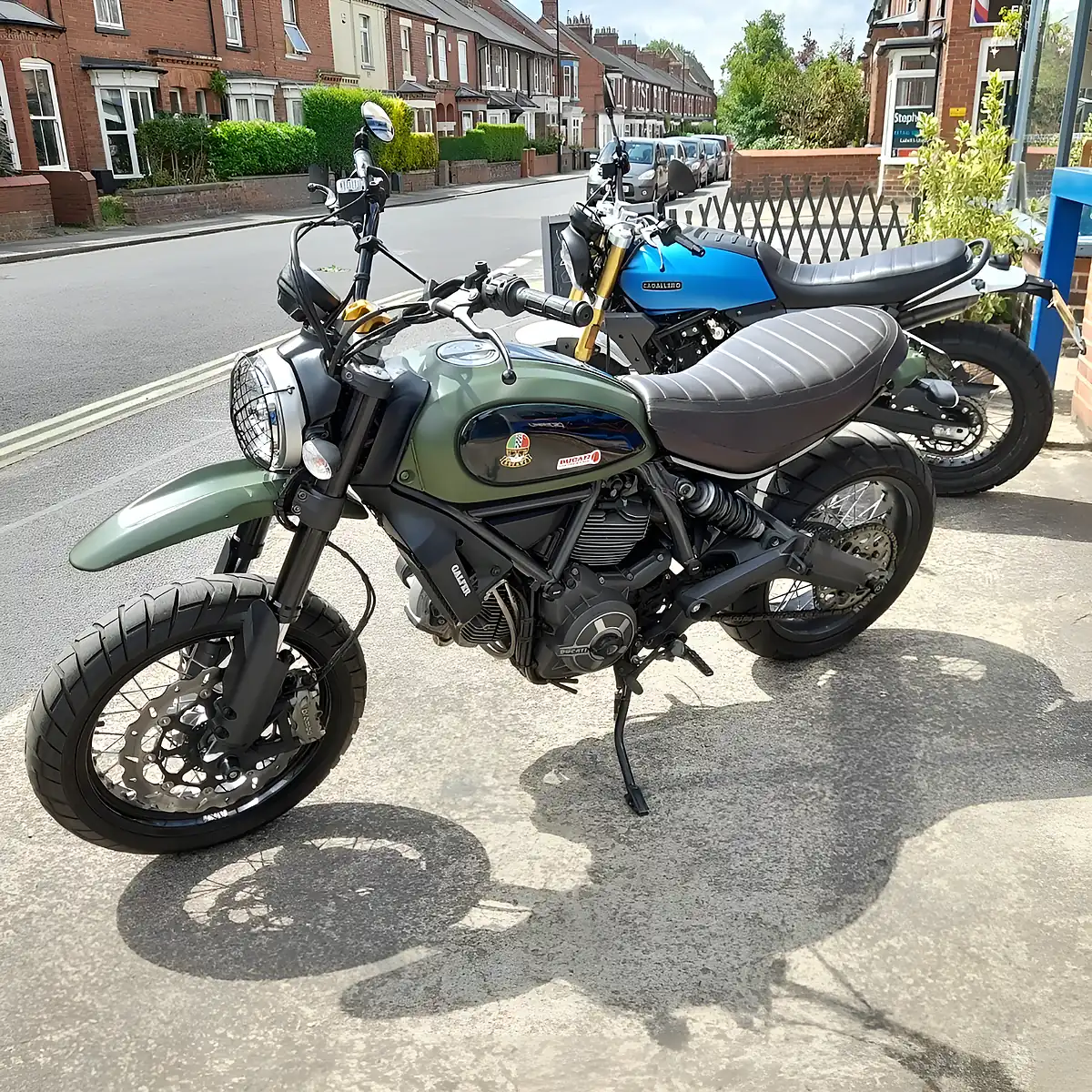 Used 2015 Ducati Scrambler Urban Enduro Green - Interior and Exterior details 2