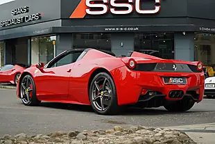 Used 2015 Ferrari 458 Spider Rosso Corsa - Interior and Exterior details 2