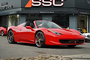 Used 2015 Ferrari 458 Spider Rosso Corsa - Interior and Exterior details 4