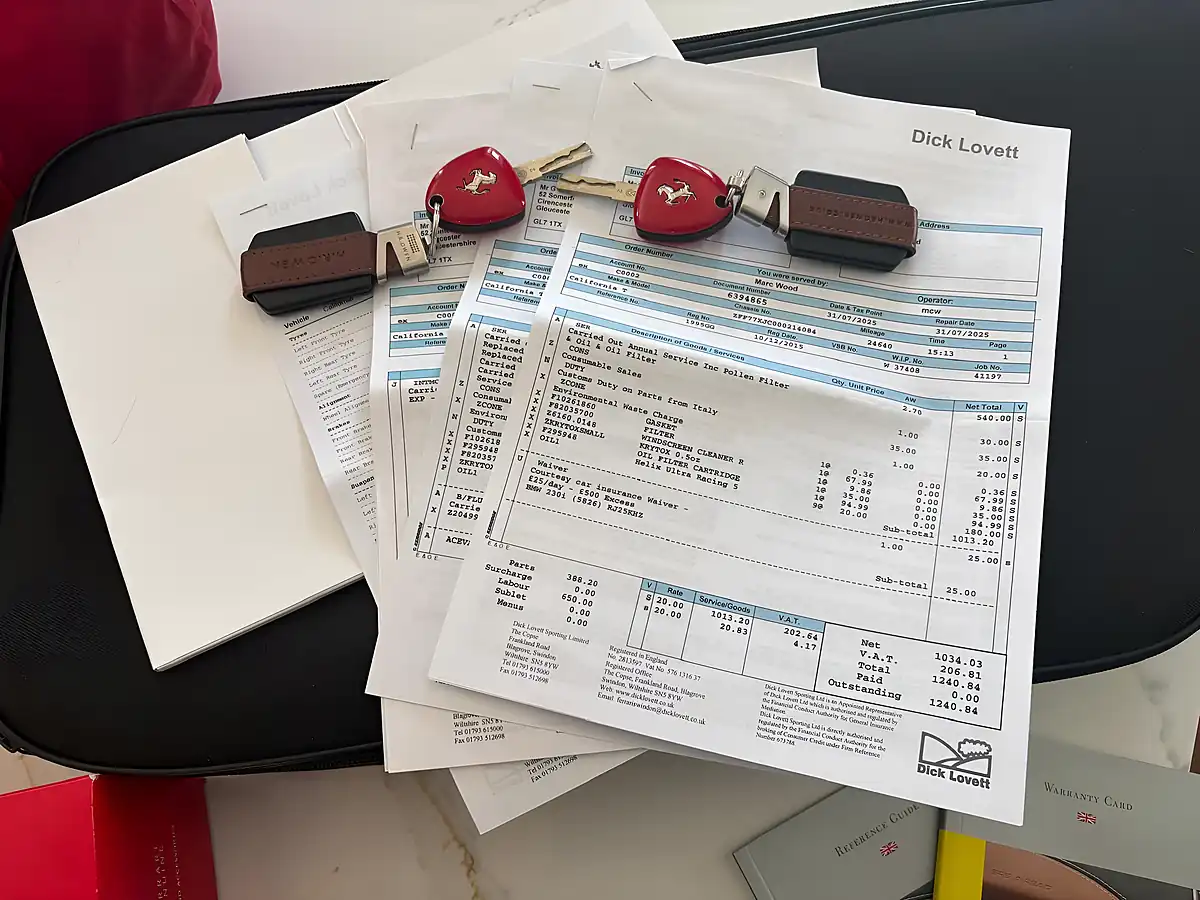 Used 2015 Ferrari California Convertible Red - Interior and Exterior details 12