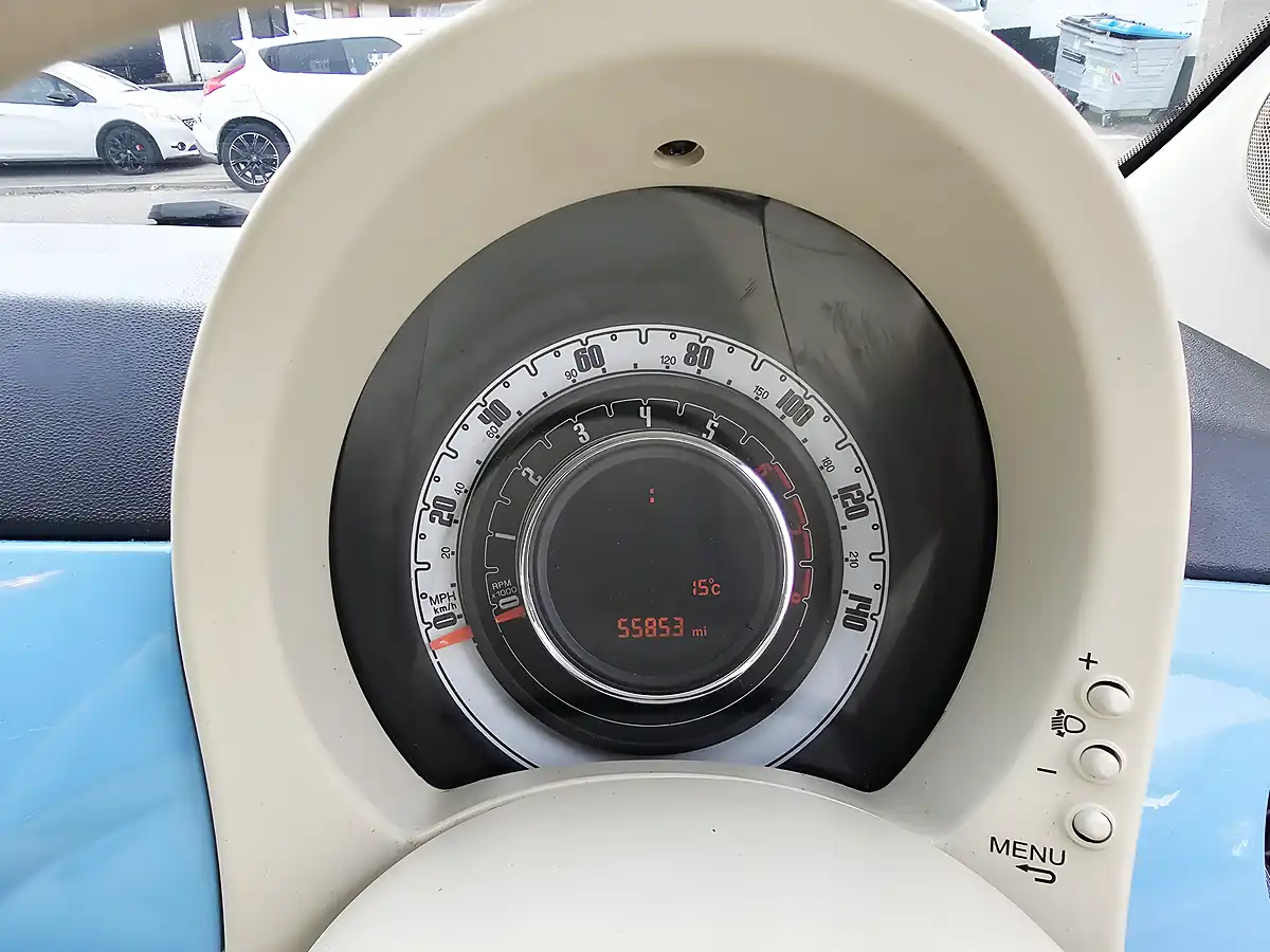Used 2015 Fiat 500 Colour Therapy Blue - Interior and Exterior details 12