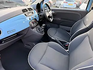 Used 2015 Fiat 500 Lounge Blue - Interior and Exterior details 14