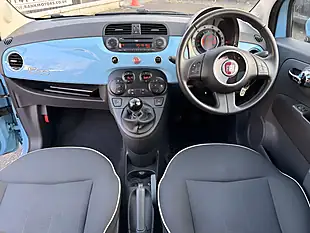 Used 2015 Fiat 500 Lounge Blue - Interior and Exterior details 17
