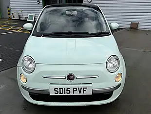 Used 2015 Fiat 500 Lounge Green - Interior and Exterior details 8